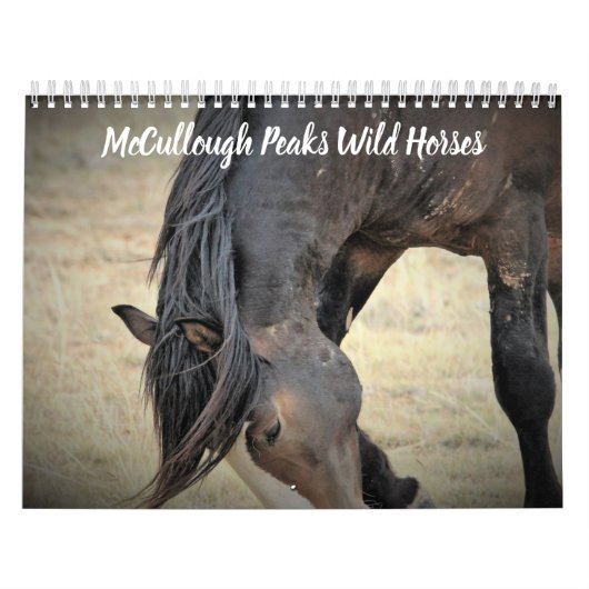 McCullough Peaks Wild Horses Kalender (Hoes)
