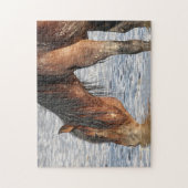 McCullough Peaks Wild Horses Legpuzzel (Verticaal)