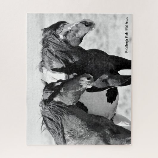McCullough Peaks Wild Horses Legpuzzel (Verticaal)
