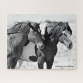McCullough Peaks Wild Horses Legpuzzel (Horizontaal)