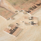 McCullough Peaks Wild Horses Legpuzzel (Zijkant)