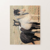 McCullough Peaks Wild Horses Legpuzzel (Verticaal)