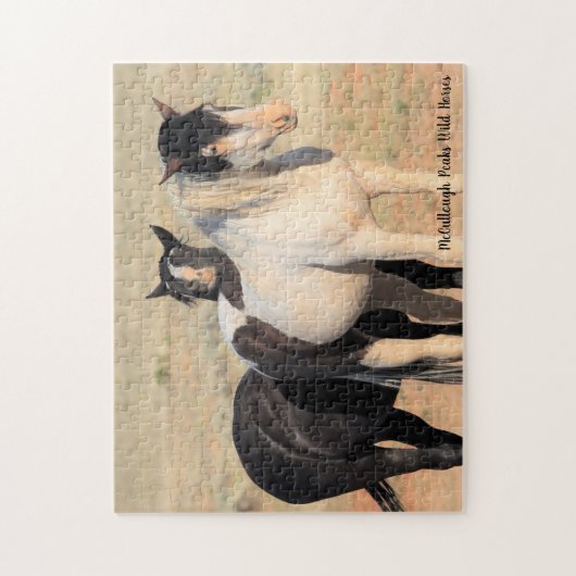 McCullough Peaks Wild Horses Legpuzzel (Verticaal)