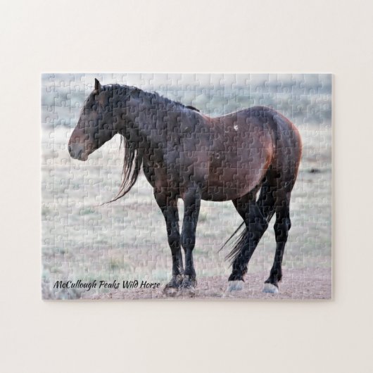 McCullough Peaks Wild Horses Legpuzzel (Horizontaal)