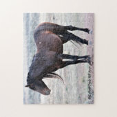 McCullough Peaks Wild Horses Legpuzzel (Verticaal)