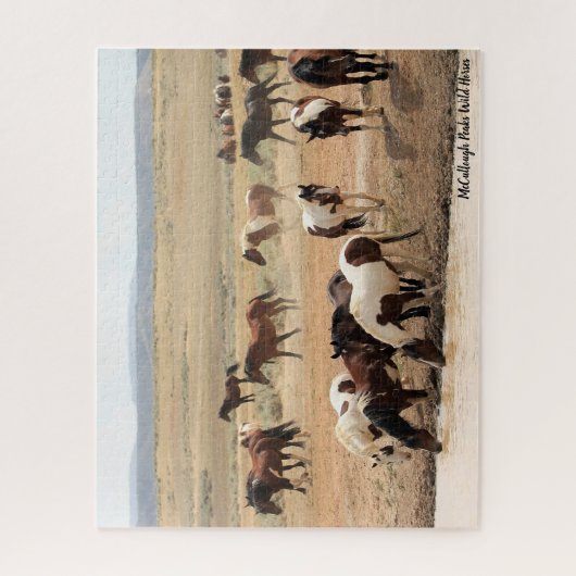 McCullough Peaks Wild Horses Legpuzzel (Verticaal)