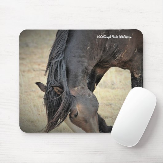 McCullough Peaks Wild Horses Muismat (Met muis)