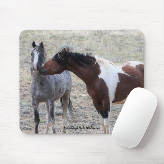 McCullough Peaks Wild Horses Muismat (Met muis)