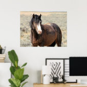 McCullough Peaks Wild Horses Poster (Thuiskantoor)