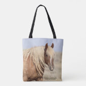 McCullough Peaks Wild Horses Tote Bag (Achterkant)