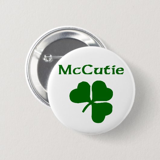 McCutie Ronde Button 5,7 Cm (Voorkant /achterkant)