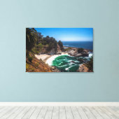 McCway-Herfsten in Julia Pfeiffer Burns natuurpark Canvas Afdruk (Insitu (Houten vloer))