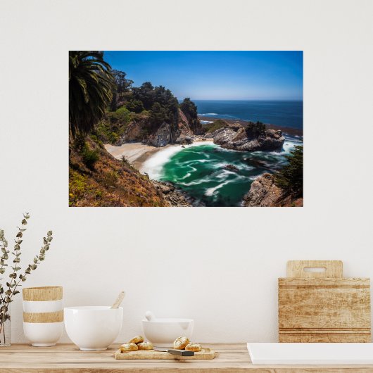 McCway-Herfsten in Julia Pfeiffer Burns natuurpark Poster (Keuken)