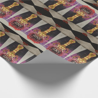 mcd clown kwaad kostuum partij visioenen cadeaupapier