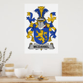 McDaniel Family Crest Poster (Keuken)