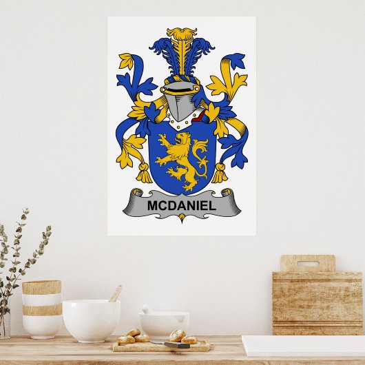 McDaniel Family Crest Poster (Keuken)