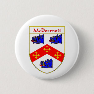 McDermott Wapenbekleding/familiekust Ronde Button 5,7 Cm