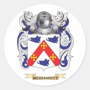 McDermott Wapenbekleding (familiekust) Ronde Sticker