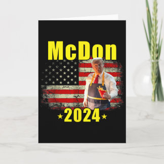 Mcdon 2024 Funny Donald Trump French Fry Cooking F Kaart