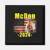 Mcdon 2024 Funny Donald Trump French Fry Cooking F Magneet (Voorkant)