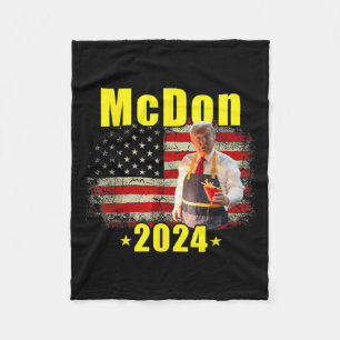 McDon 2024 Grappig Donald Trump Frans Fry Koken F Fleece Deken