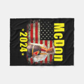 Mcdon Funny Donald Trump French Fry Cooking Fries  Fleece Deken (Voorkant (Horizontaal))
