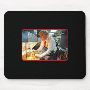 Mcdon Grappige Donald Trump Franse Frites Koken Fr Muismat