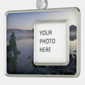 McDonald bij Sunrise I Verzilverd Omlijst Ornament (Links)