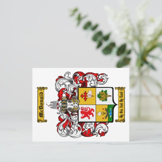 McDonald Briefkaart (Staand voorkant)