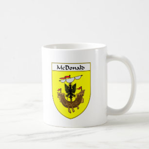 McDonald Coat of Arms/Family Crest Koffiemok