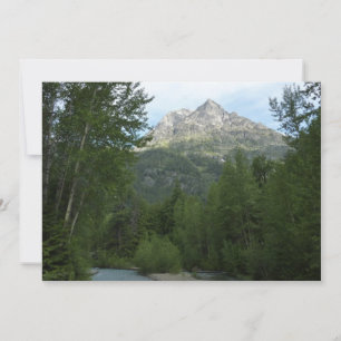 McDonald Creek in Glacier National Park Kaart