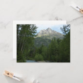 McDonald Creek in Glacier National Park Kaart (Voorkant / Achterkant in situ)