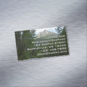 McDonald Creek in Glacier National Park Magnetisch Visitekaartje (Voorbeeld)