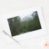 McDonald Creek in Glacier National Park Rechthoekige Sticker (Envelop)