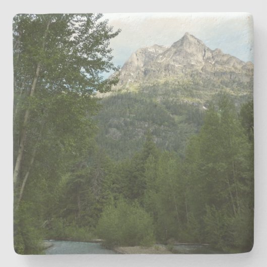 McDonald Creek in Glacier National Park Stenen Onderzetter (Voorkant)