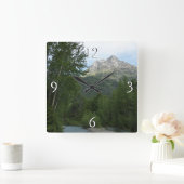 McDonald Creek in Glacier National Park Vierkante Klok (Huis)