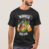McDonald Crest Coat of Arms *Locatie toevoegen* T-shirt (Voorkant)