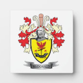 McDonald Family Crest Coat of Arms Fotoplaat (Voorkant)
