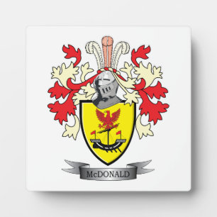 McDonald Family Crest Coat of Arms Fotoplaat