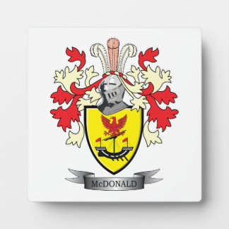 McDonald Family Crest Coat of Arms Fotoplaat