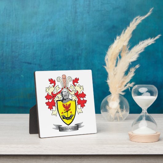 McDonald Family Crest Coat of Arms Fotoplaat (Insitu)