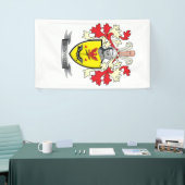 McDonald Family Crest Coat of Arms Spandoek (Beurs)