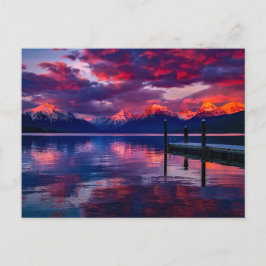 McDonald Lake, Montana Briefkaart