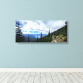 McDonald van Mt Brown - Nationaal Park Glacier Canvas Afdruk (Insitu (Houten vloer))