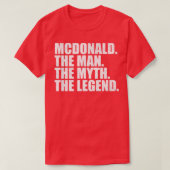 McdonaldMcdonald Achternaam McDonald T-shirt (Design voorkant)