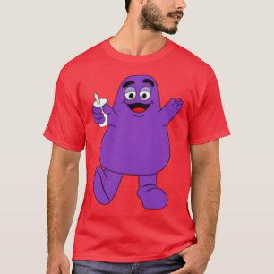 McDonalds Grimace Fastfood Mascotte T-shirt