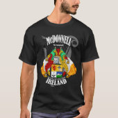 McDonnell Crest Coat of Arms *Locatie toevoegen* T-shirt (Voorkant)