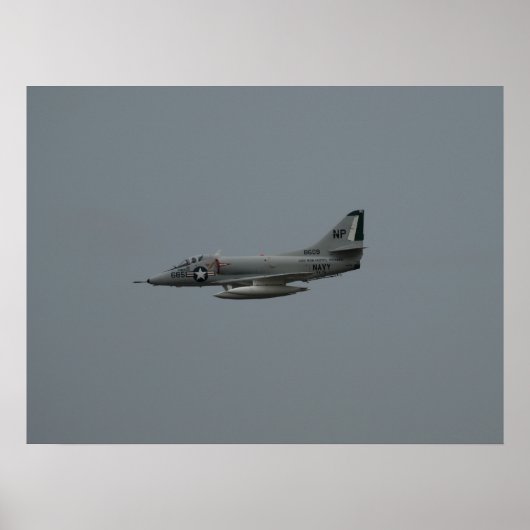 McDonnell Douglas A-4 Skyhawk. Poster (Voorkant)