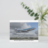 McDonnell Douglas DC-10 van de Koninklijke Nederla Briefkaart (Staand voorkant)