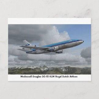 McDonnell Douglas DC-10 van de Koninklijke Nederla Briefkaart